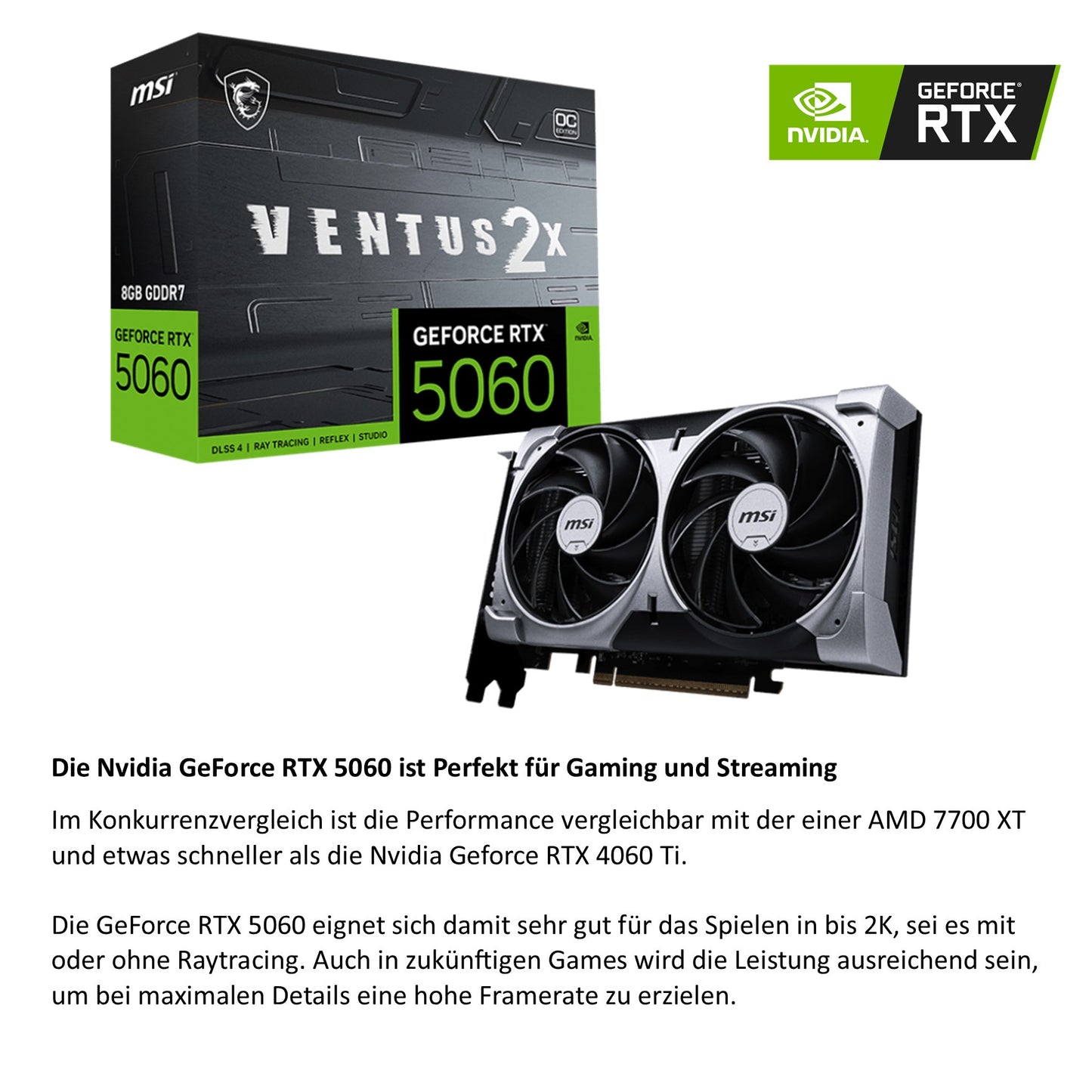 Gaming PC Ryzen 7 RTX 5060
