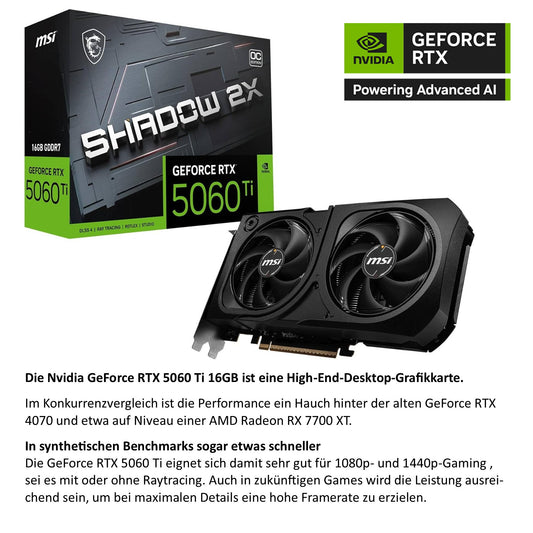 Gaming PC i9 RTX 5060 Ti 16GB