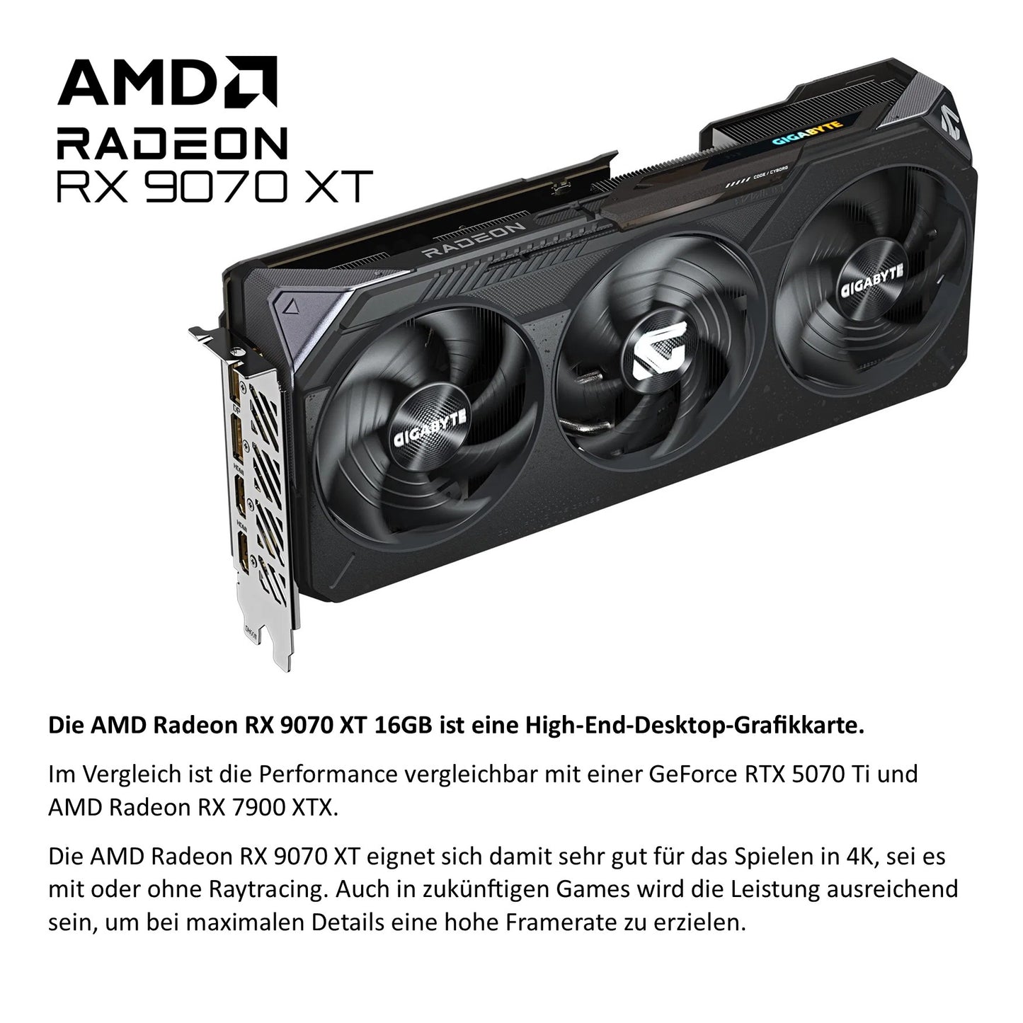 Gaming PC Ryzen 9 mit RX 9070 XT