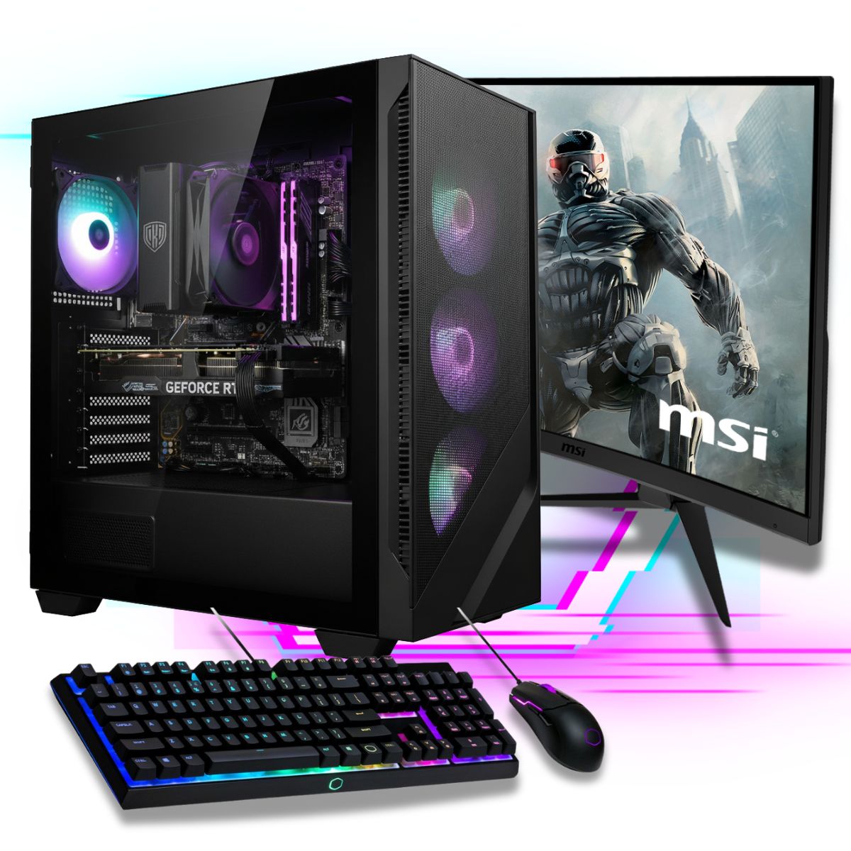 Gaming PC Set Ryzen 7 RTX 5060 – meinpc.de