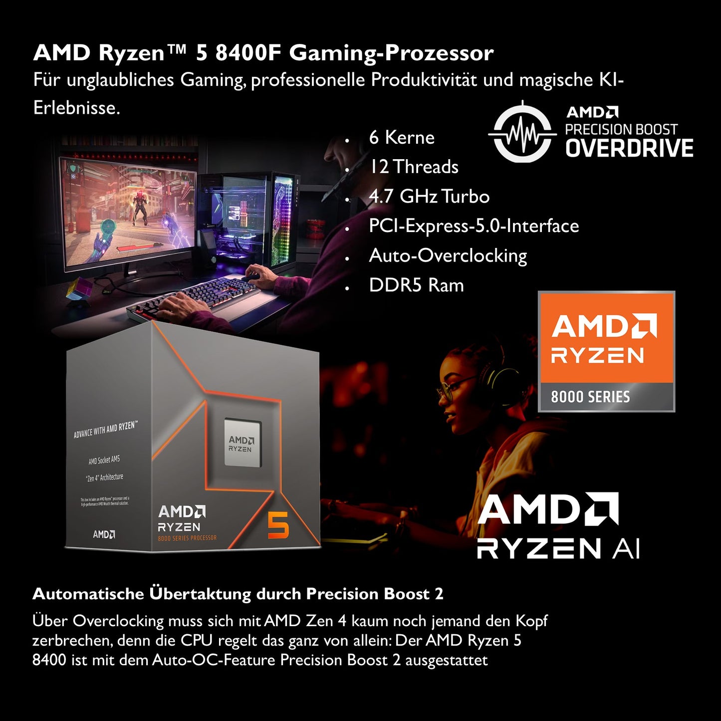 Gaming PC Ryzen 5 RTX 4060