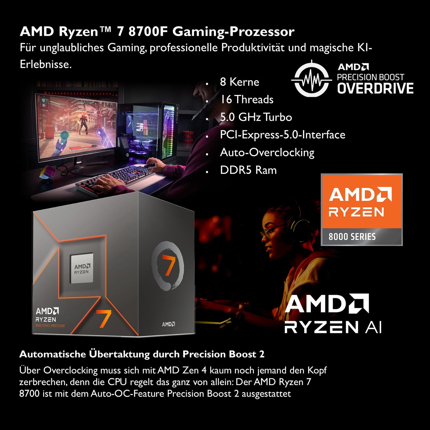 Gaming PC Ryzen 7 RTX 5060