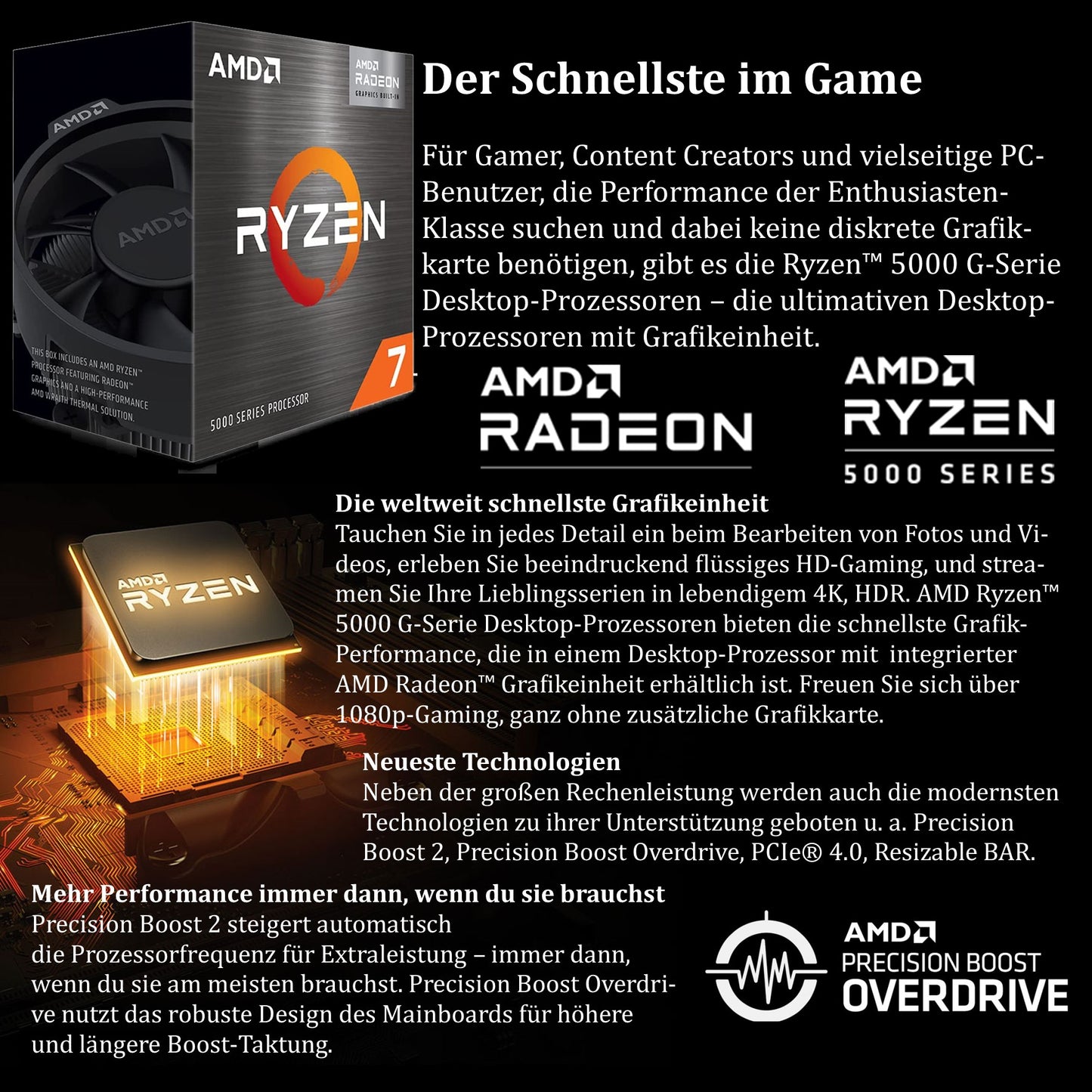 Gaming PC Set Ryzen 7