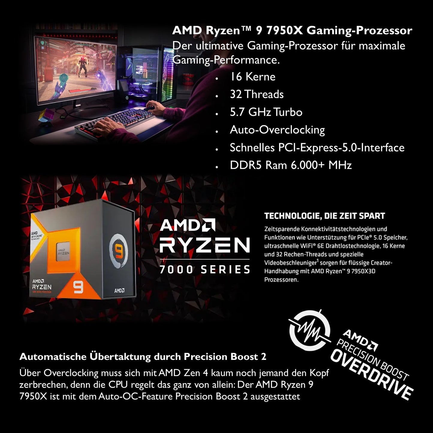 Gaming PC Ryzen 9 RTX 5070 Ti