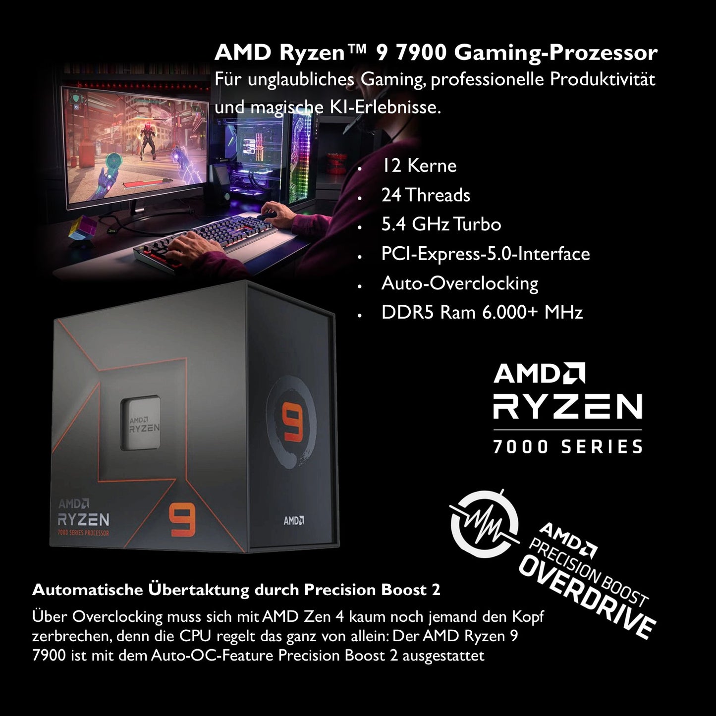 Gaming PC Ryzen 9 RTX 4060