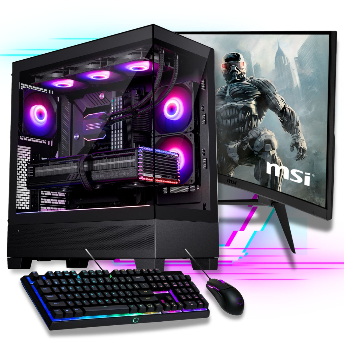 Gaming PC Set Ryzen 9 RTX 4060