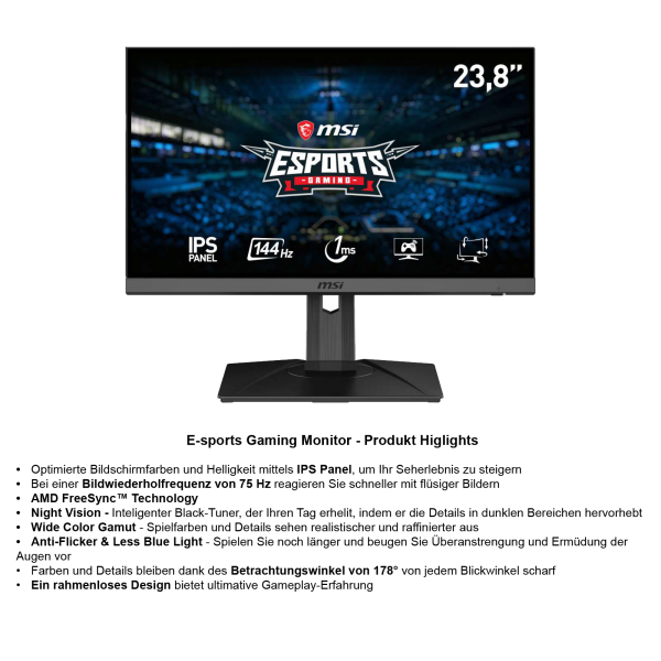 T Product photos MSI monitor