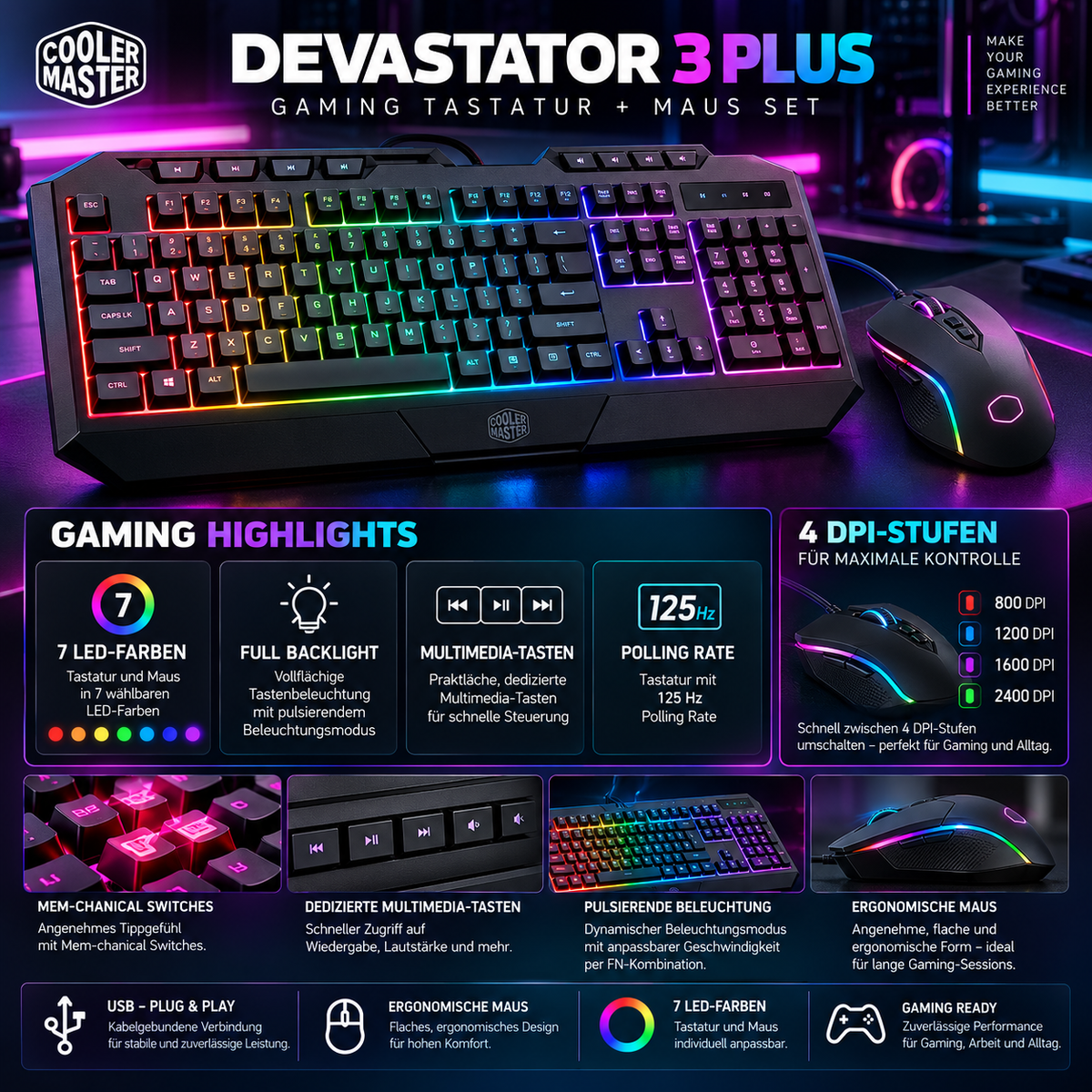 Gaming Set 27" MSI 144Hz | Intel i9-12900K | RX 9060 XT 16GB | 32GB RAM | 1TB SSD