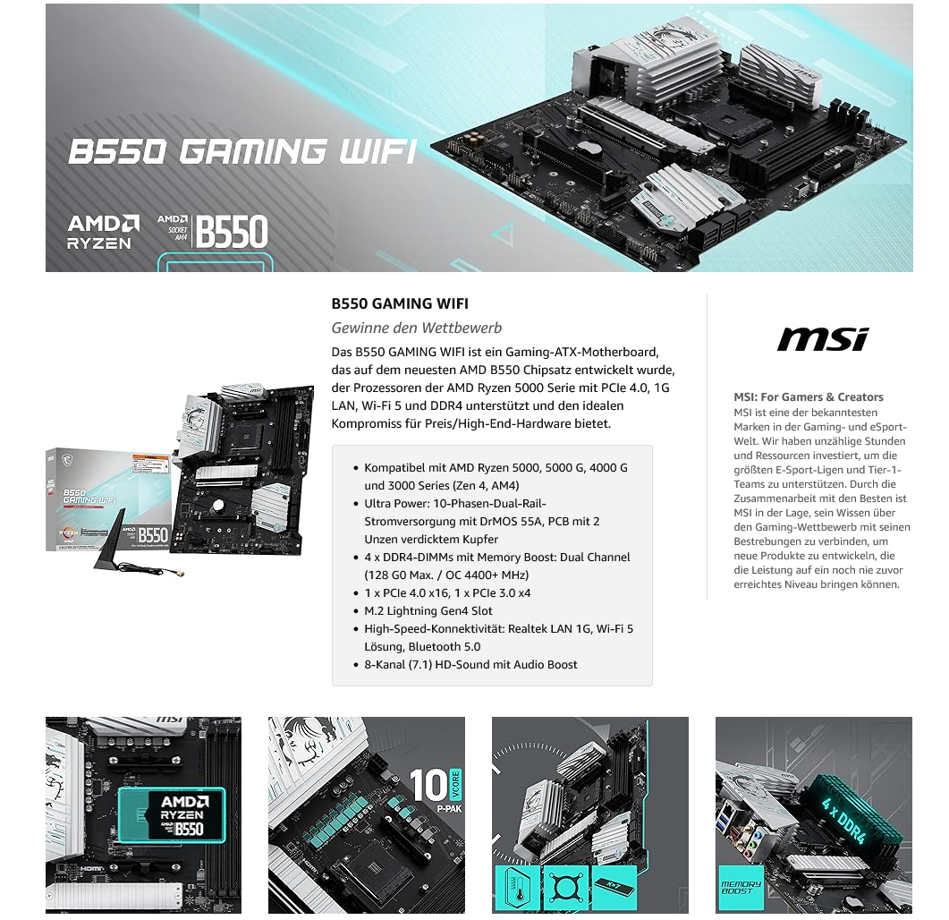 AMD Ryzen 7 mit GeForce RTX 5060 Ti 16GB und 32GB Ram
