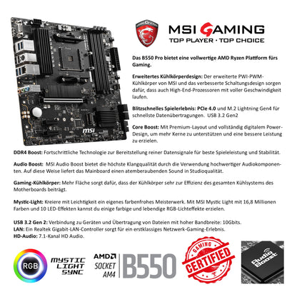 Gaming PC Set Ryzen 7 RTX 4060