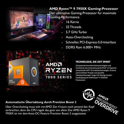 Gaming PC Ryzen 9 RTX 5070 Ti